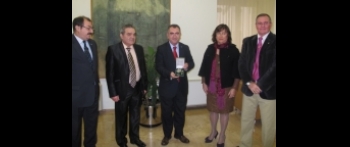 El delegado de la AVT en Murcia se reúne con el consejero de Presidencia de la Región de Murcia